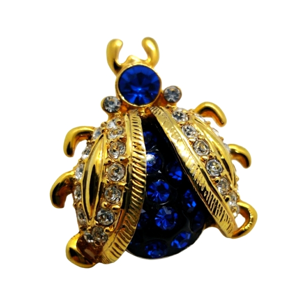 Vintage 80s beetle bug brooch in EUC - Picture 2 of 7